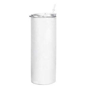 2022 Hot Bán 20oz thăng hoa tráng khoảng trống thép không gỉ Tumblers đôi tường chân không cách điện thẳng Tumbler ly - Product Image 1