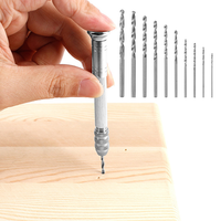 Mini perceuse à percussion 0,5-3,2 mm, modèle noix, acier au carbone, carbure multicouche TiCN/TiN, perceuse à main à torsion personnalisée