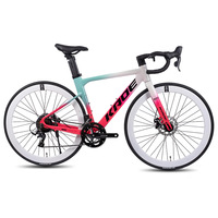 Vélo de route Light Cavalry All-in-Line Super Brisk Bend Racing pour hommes, femmes et adultes, cadre en alliage d'aluminium, freins à double disque