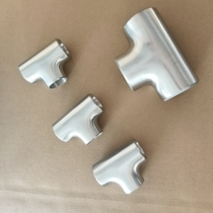 Công nghiệp liền mạch thép không gỉ 304 316L mông hàn TEE sch10 sch40 bằng TEE với bề mặt chân tóc DN15 DN40 phụ kiện đường ống - Product Image 5