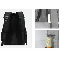 Sac à dos isotherme grande capacité en promotion, sac de livraison alimentaire thermique à isolation épaisse, sac de pique-nique et de camping étanche en EVA
