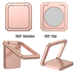 Agarre de metal portátil con logotipo personalizado, soporte de anillo para teléfono móvil con tapa de 180 grados, Mini soporte para teléfono móvil - Product Image 3