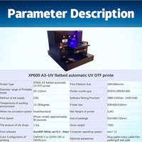 Imprimante à plat multifonctionnelle entièrement automatique A3A4 LED UV/DTF avec tête Epson, nouvelle imprimante UV pour vernis, coques de téléphone, bouteilles cylindriques