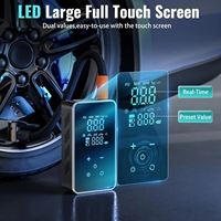 Pompe à air numérique intelligente portable pour pneus de vélo et de voiture, gonfleur de pneus numérique à écran tactile, vente chaude
