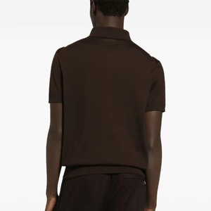 Polo de hombre de estilo retro personalizado con botones a rayas, camisa de golf de punto, fiesta de viaje de vacaciones en la playa, suéter de hombre - Product Image 4