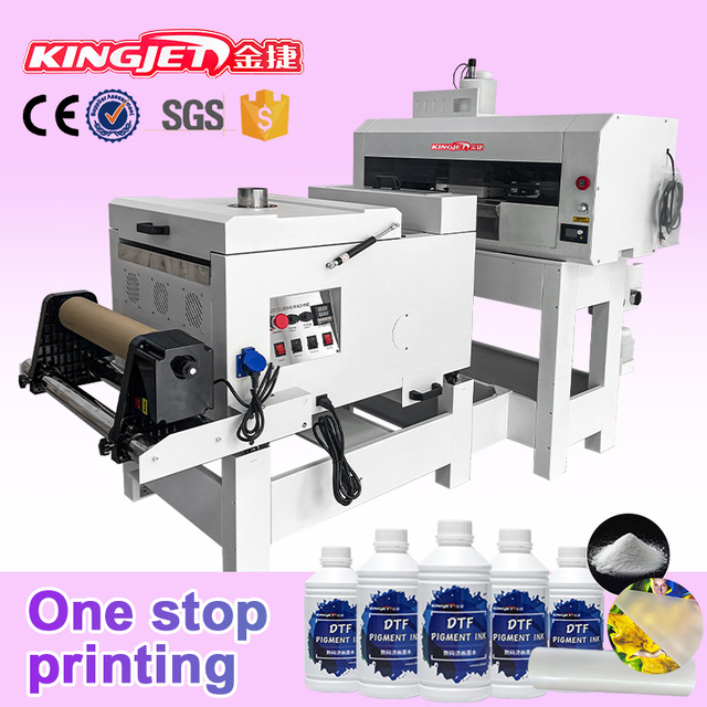 Factory Grando Dual Head Dtf Printer and Shaker System Transfer 24 Inch Dtf Printer Dtf Printer for Tshirts Heat Transfer