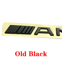 Badge de voiture ABS, autocollant en plastique avec logo AMG 3M pour Mercedes W124 W211 W212 W210 W205 W203 W204 W126 W168 W169 W176 W177