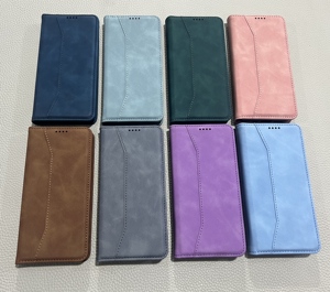 Cuir Hommes Femmes Flip Wallet Mobile Phone Cases pour Samsung <span class=keywords><strong>Galaxy</strong></span> A14 A24 <span class=keywords><strong>A34</strong></span> A54 4G <span class=keywords><strong>5G</strong></span> Card Slots Kickstand Back Cover - Product Image 2