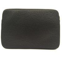 Housse de protection pour ordinateur portable en néoprène gaufré personnalisée, sac d'ordinateur imperméable, fabrication de pochettes pour ordinateur portable avec fermeture éclair pour iPad, macbook