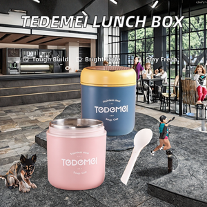 Lonchera Tedemei de 530 ml, Acero Inoxidable 304, Taza para Sopa, Colorida, para Niños, Escuela, Viajes, Contenedor de Alimentos, Fabricante Chino - Product Image 2