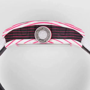 Reloj Automático de Lujo para Hombre, Caja con Degradado Blanco y Rosa, Movimiento Mecánico, Correa de Nailon Estilo RM, Reloj Deportivo - Product Image 5