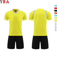 100% Polyester séchage rapide hommes Football arbitre Football maillot nouveau Design adulte sport uniforme chemise en gros en vrac blanc