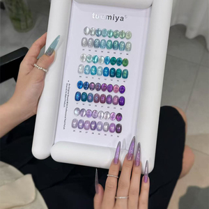 Kit de vernis gel effet œil de chat 32 couleurs magnétique UV LED Soak Off, vente en gros OEM sous marque privée pour salons de manucure - Product Image 1