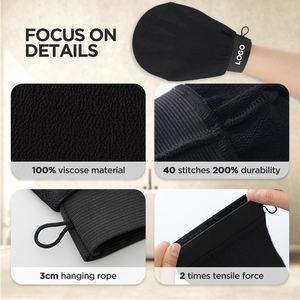 Uso popular como removedor de autobronceado, guantes de baño de viscosa Kessa, guantes exfoliantes para limpieza corporal, <span class=keywords><strong>guante</strong></span> de hammam para cara corporal - Product Image 5