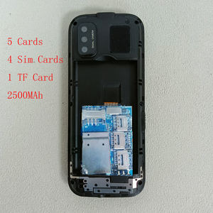 Teléfono Móvil <span class=keywords><strong>Dual</strong></span> 4 Triple <span class=keywords><strong>SIM</strong></span> 3SIM, Pantalla de 2.4 Pulgadas, Cuerpo Delgado, Teclado Básico, Bajo Costo, Sin Cámara, Muestra Gratuita, Teléfono Móvil OEM - Product Image 3