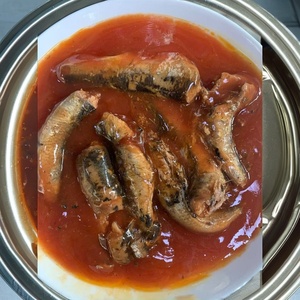 Sardina de caballa enlatada <span class=keywords><strong>en</strong></span> sal de aceite vegetal-Cuerpo de pescado conservado <span class=keywords><strong>en</strong></span> salsa de <span class=keywords><strong>tomate</strong></span> - Product Image 5