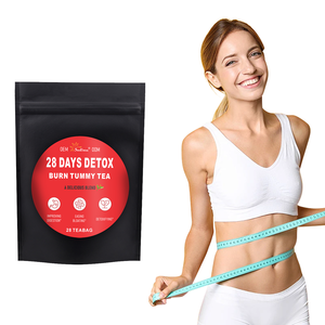 Thé Minceur Herbal OEM/ODM Bio Brûle-Graisse Rapide Détox 28 Jours avec Graines de Cassia & Thé <span class=keywords><strong>Oolong</strong></span> 28 Sachets - Product Image 1