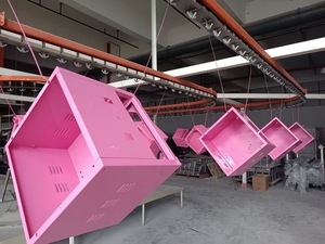 מכונת צביעה בהתזה וציפוי אבקה CNC עבור יריעות מתכת עם יכולות חיתוך בלייזר, כיפוף וריתוך - Product Image 2