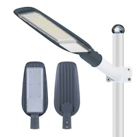 Lampe de rue intelligente KCD IP65 AC en aluminium à LED COB 100W 150W 200W 250W avec variateur électrique crépusculaire 0-10V