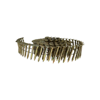 1-1/4IN clous de bobine de toiture en acier inoxydable électro-galvanisé finition galvanisée à chaud tige lisse Type pointe de diamant