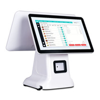 Caisse enregistreuse tout-en-un POS 15 pouces avec imprimante thermique 58 mm/80 mm, système d'exploitation Android, processeur RK3566, Bluetooth 5.2