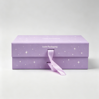 Individuelles Logo Rosa Luxus Magnetische Faltbare Geschenkverpackungsbox Magnetverschluss Karton Schuh- und Kleidungsversandboxen