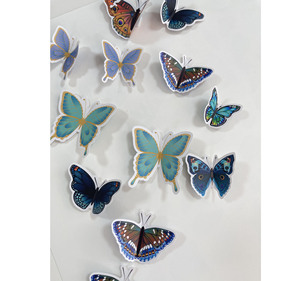 Adesivo Decorativo da Parete 3D in PVC a Forma di Farfalla Cartoon Impermeabile Ecologico <span class=keywords><strong>per</strong></span> Soggiorno a Prezzo di Fabbrica - Product Image 5