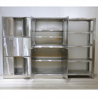 Cabinet de stockage d'acier inoxydable de document Cabinet de casier Matériel de bureau Meubles de laboratoire