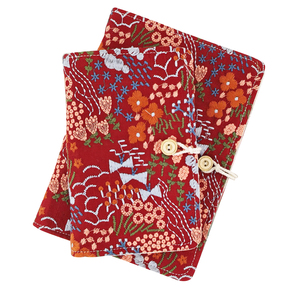 Taccuino Journal Notebook A5 A6 ricamato in lino di cotone a foglia larga in stile rilegato con copertina rigida in stile Beige fiore <span class=keywords><strong>mare</strong></span> libro bianco - Product Image 1