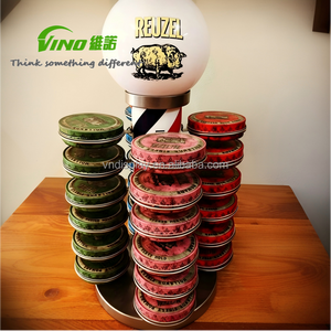 ชั้นวางกระป๋องหมุนได้หลายชั้นสำหรับผลิตภัณฑ์จัดแต่งทรงผม - ชั้นวางโชว์โพเมด - Product Image 1