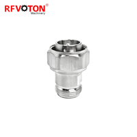 Adaptateur 4.3-10 Mini Din mâle vers N femelle, connecteur coaxial RF pour communication, adaptateur coaxial droit de type 4.3/10