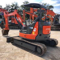 Excavatrice sur chenilles HITACHI ZX40U-5A d'occasion, peu d'heures de travail, excavatrice sur chenilles, pelle en vente