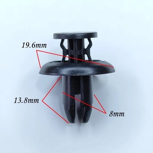 Clip de fixation de pare-chocs en plastique Mazda, trou de 8 mm pour CX-3, CX-5, CX-9, MX-5, pièce de rechange pour réparation, numéro de pièce 0521 - Product Image 2