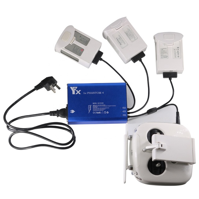 4 in 1 Phantom 4 Phantom 3 SE MAVIC Pro Battery Charger Parallel Drone Charging Hub with 5A Output DC AC Socket AU Standard