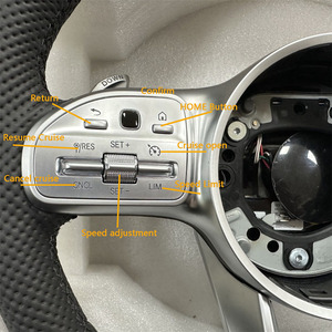 Sợi Carbon AMG GLe da chỉ đạo bánh xe sừng nút tương thích Mercedes-Benz w176 AMG GT w166 xe chỉ đạo bánh xe - Product Image 2