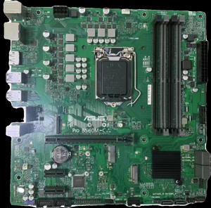 Carte mère Asus Pro B460M-C LGA 1200 Micro-ATX DDR4 PCIe 4.0 pour processeur Intel de 11e génération pour ordinateur de bureau - Product Image 2