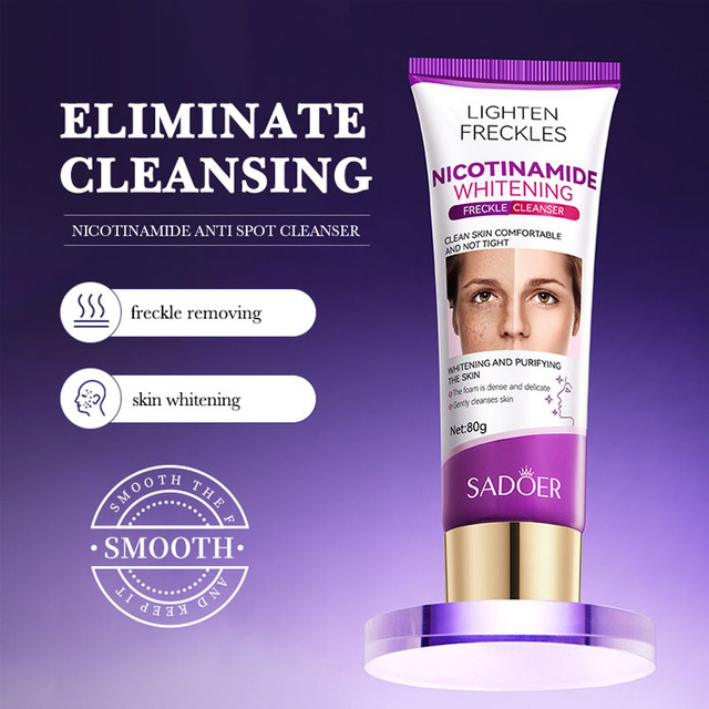 Wholesale Clear Skin Care Deep Cleanser Moisturizing Lightening Skin Gentle Nicotinamide Anti SpotWhitening Series Cleanser