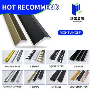 Gratis monsters aluminium boogvormige afwerkstrip aluminium houtverbinding hoekprofiel voor kasten garderobekasten wanden afgeronde tegelaccessoires - Product Image 5