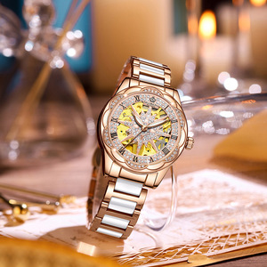 Montres pour femmes MG 139 <span class=keywords><strong>2023</strong></span> Nouvelle <span class=keywords><strong>montre</strong></span> mécanique pour femmes élégante Boîtier creux Mode Étanche à l'eau Aiguilles lumineuses - Product Image 5