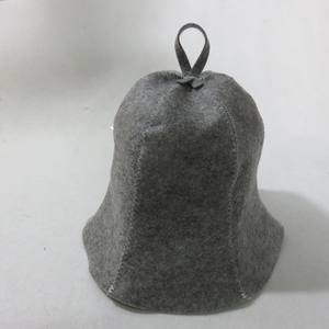 قبعة ساونا بشعار مخصص مطرزة من الصوف لاستخدام غرفة الساونا - Product Image 2