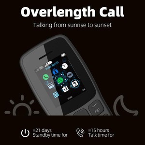 Super Offerta Cellulare 2G Sbloccato GSM Doppia SIM Senza Fotocamera Batteria Grande Cellulari Sbloccati <span class=keywords><strong>Mini</strong></span> Cellulare 106 - Product Image 4