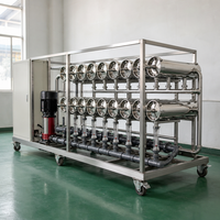 Unité pré-assemblée sur châssis de filtration mécanique en acier au carbone, capacité de 5000 L/heure, garantie 1 an pour le traitement des eaux industrielles