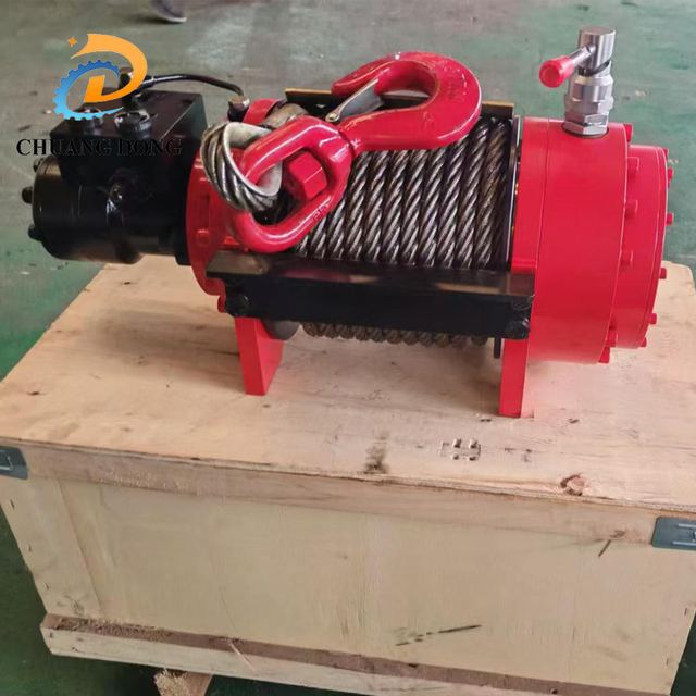 10000LBS 15000lbs 5T 6 Ton Wire Rope Hydraulic Winch for Car Tractor Rescue Flatbed Truck Auto Application for Whole Sale