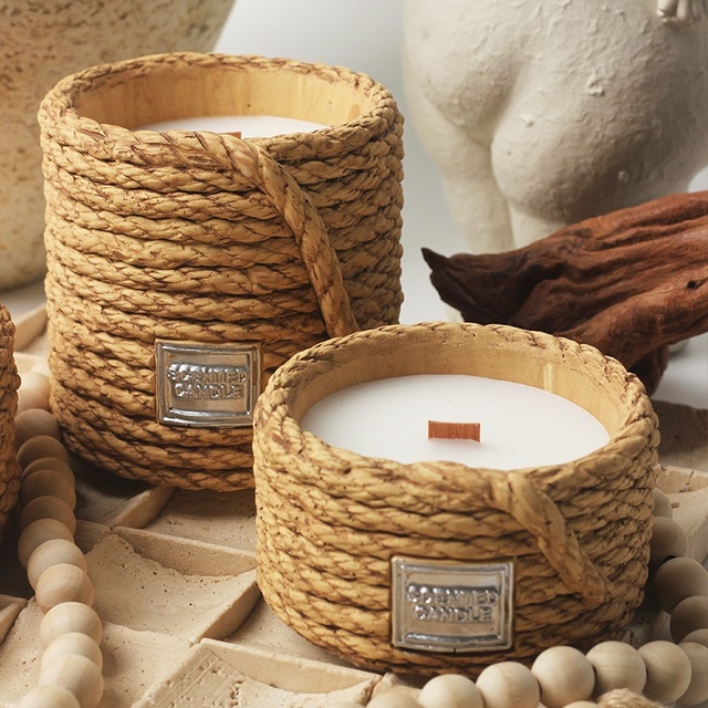 Wholesale Vintage Cup Aromatherapy Scented Candles for Hotel Fragrance Decoration