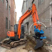 Motor de Inclinación TDC de Alta Precisión para Excavadora, Multifuncional e Inteligente, con Inclinación de 45 Grados