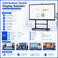 Tableau blanc interactif numérique, écran tactile tout-en-un, panneau IPS pour système d'exploitation Android 2.1, éducation scolaire, entreprise