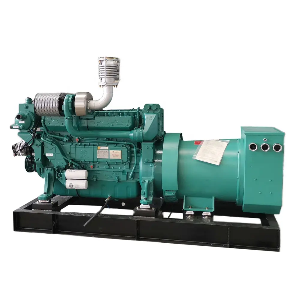 Lage Prijs Marine Generator Zee Water Koelpomp Zoet Water Generatoren 250kw Diesel Marine Genset Weichai Wp12cd317e200