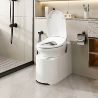 Toilette compostante automatique avec désodorisation et ventilation