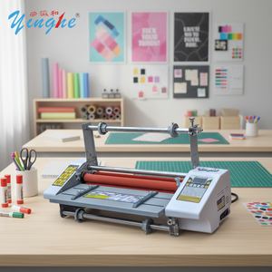 Système informatique Yinghe 350 : Plastifieuse à rouleaux à froid ou à chaud et options de feuille d'or pour format A4, avec plus de 140 entrepôts à l'étranger - Product Image 1