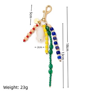 Nuevo Diseño 2026: Llavero DIY Hecho a Mano con Cuentas, Diseño de Flor y Labios, Chapado en Oro de 18K, Llaveros Duraderos para Hombres y Mujeres, para Llaves de Coche y Bolsos - Product Image 5